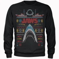 Jaws Fairisle Men's Pull de Noël - Noir