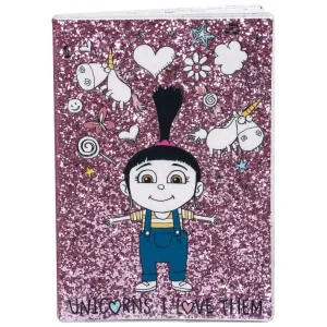 Despicable Me 3 A5 Glitter Notebook Image 1
