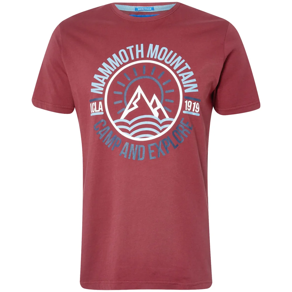 T-Shirt Homme Moiso Mountain UCLA - Bordeaux - S - Burgundy Image 1