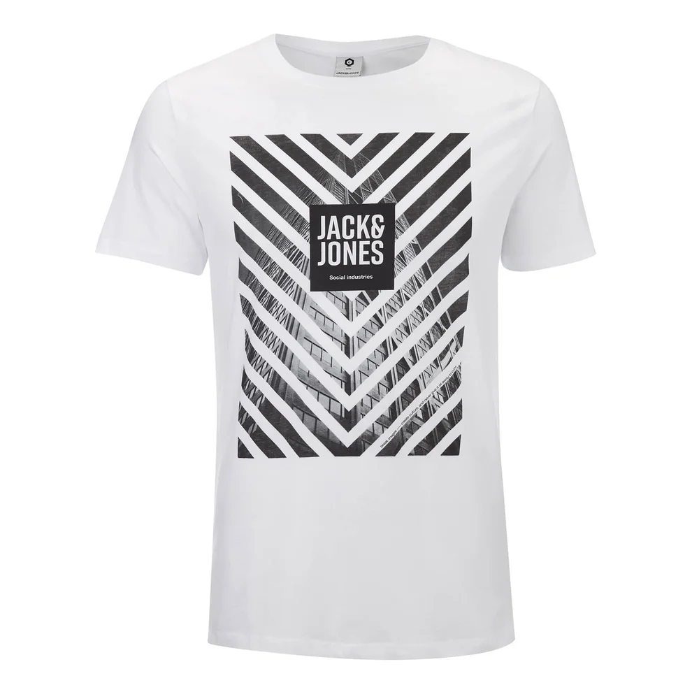 T-Shirt Homme Core Burke Jack & Jones - Blanc - S - Blanc Image 1