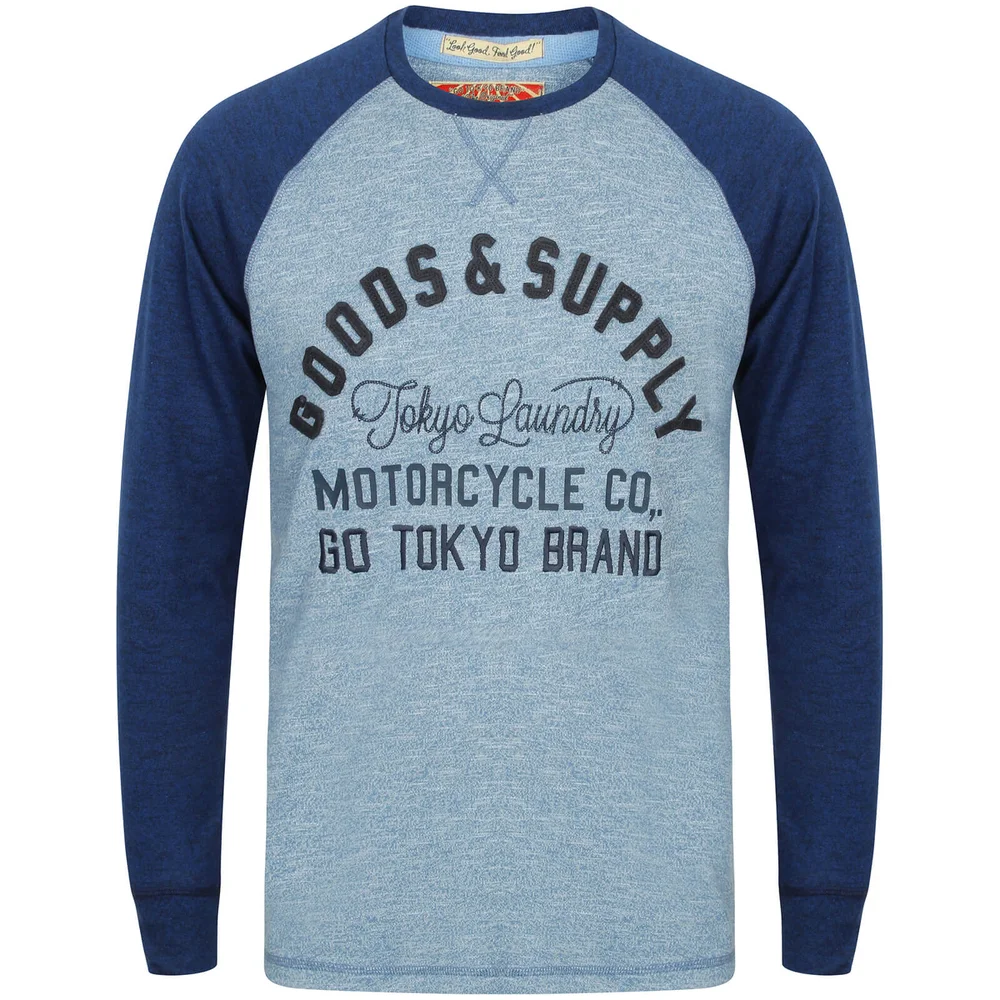 T-Shirt Manches Longues Homme Redwing Tokyo Laundry - Bleu - S - Bleu Image 1