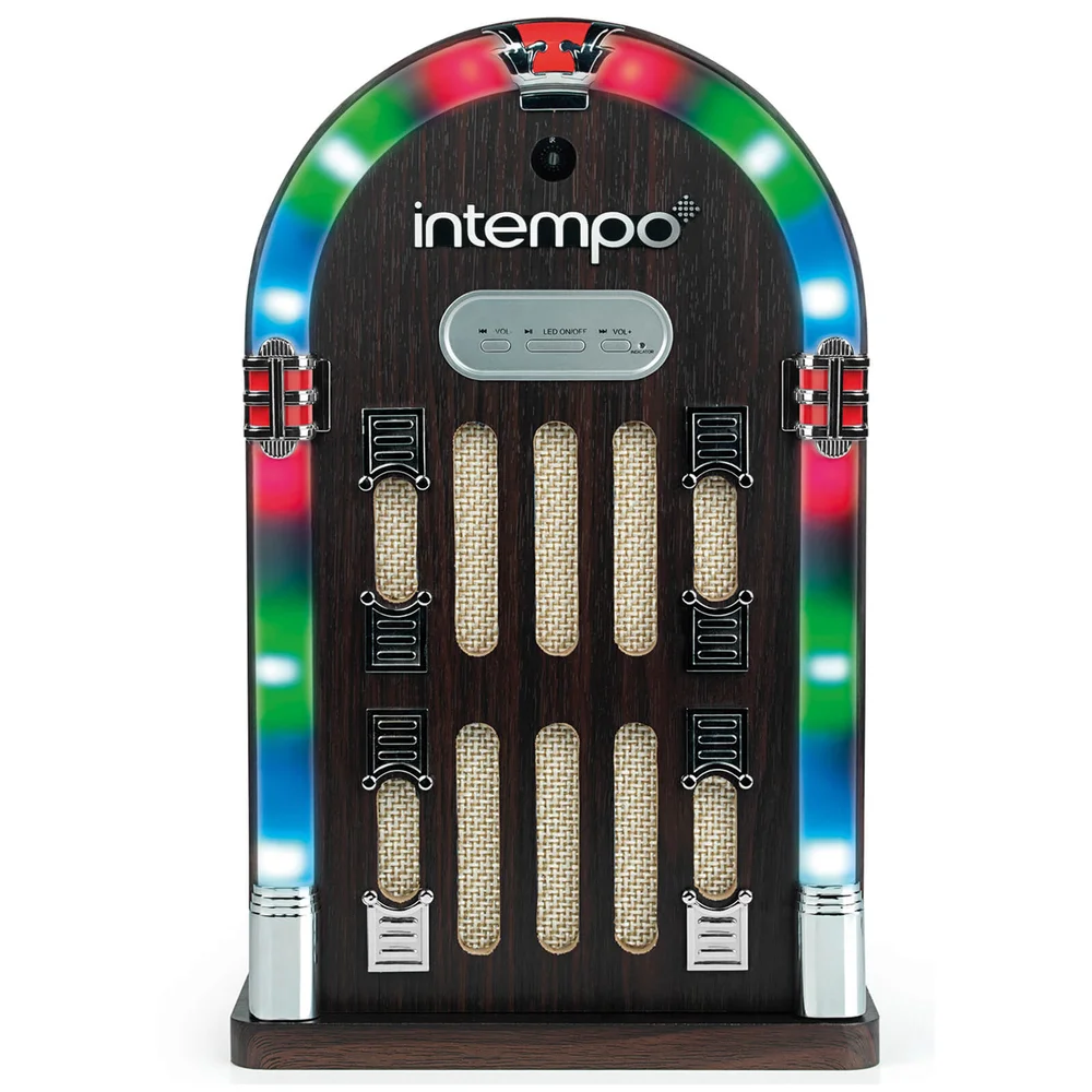Mini Jukebox Bluetooth et Lumières LED Intempo EE1269STK Image 1