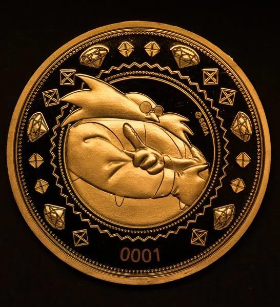 Pièce de Collection Sonic - Édition Dorée Exclusive pour Zavvi (1000 exemplaires)