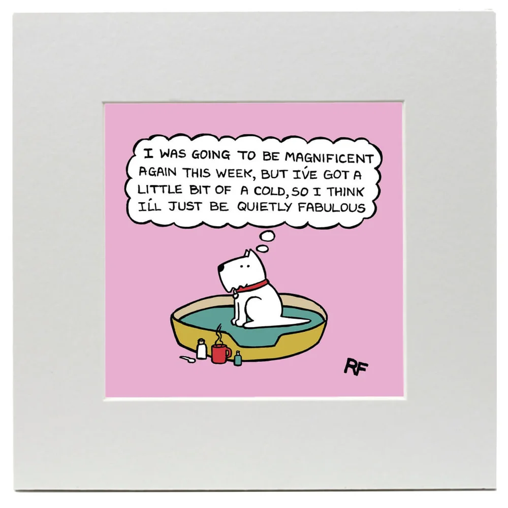 Affiche Imprimée Chien Quietly Fabulous - Off the Leash Image 1