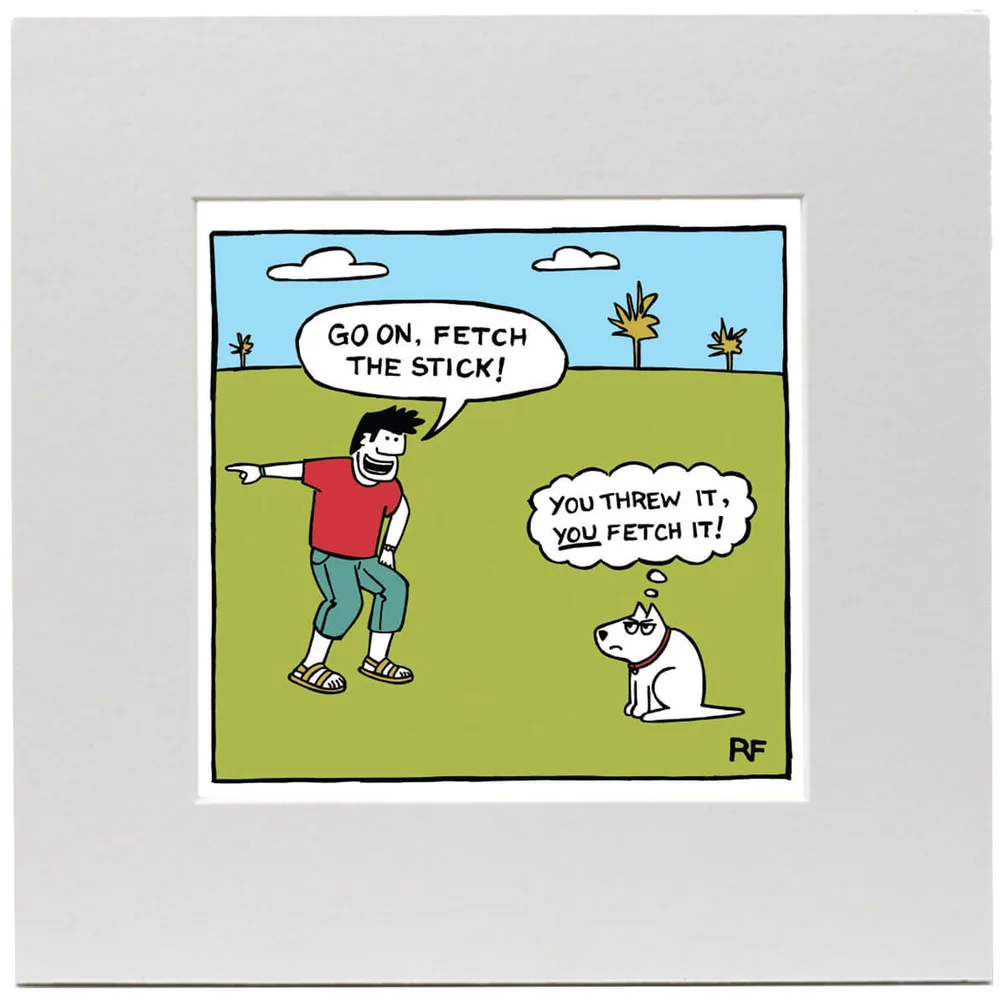Affiche Imprimée Chien Va Chercher ! - Off the Leash Image 1