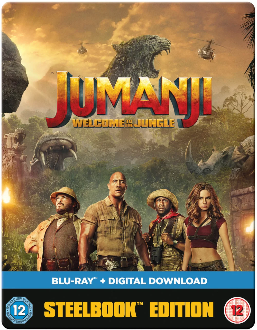 Jumanji : Bienvenue dans la jungle - Steelbook Édition Limitée Exclusivité Zavvi Image 1
