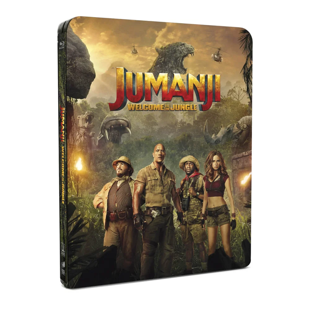 Jumanji : Bienvenue dans la jungle - 4K Ultra HD Steelbook Édition Limitée Exclusivité Zavvi (+ Version 2D Image 1