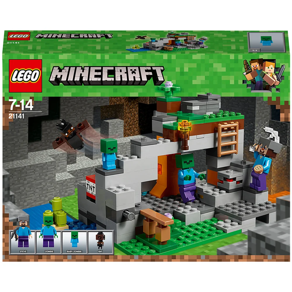 LEGO Minecraft : La grotte du zombie (21141) Image 1