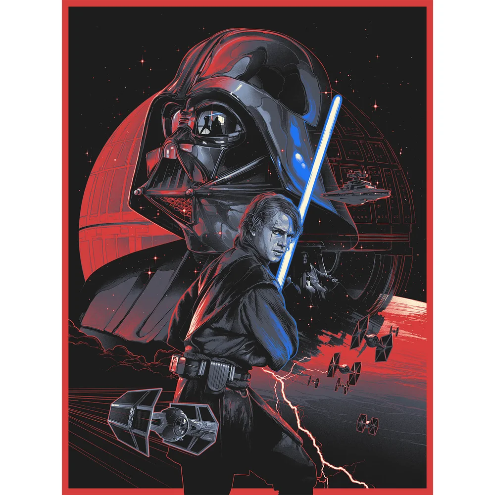Sérigraphie Star Wars : La Revanche des Sith "Anakin's Path" par Gabz (46 cm x 61 cm) Zavvi UK Exclusive Timed Sale Image 1