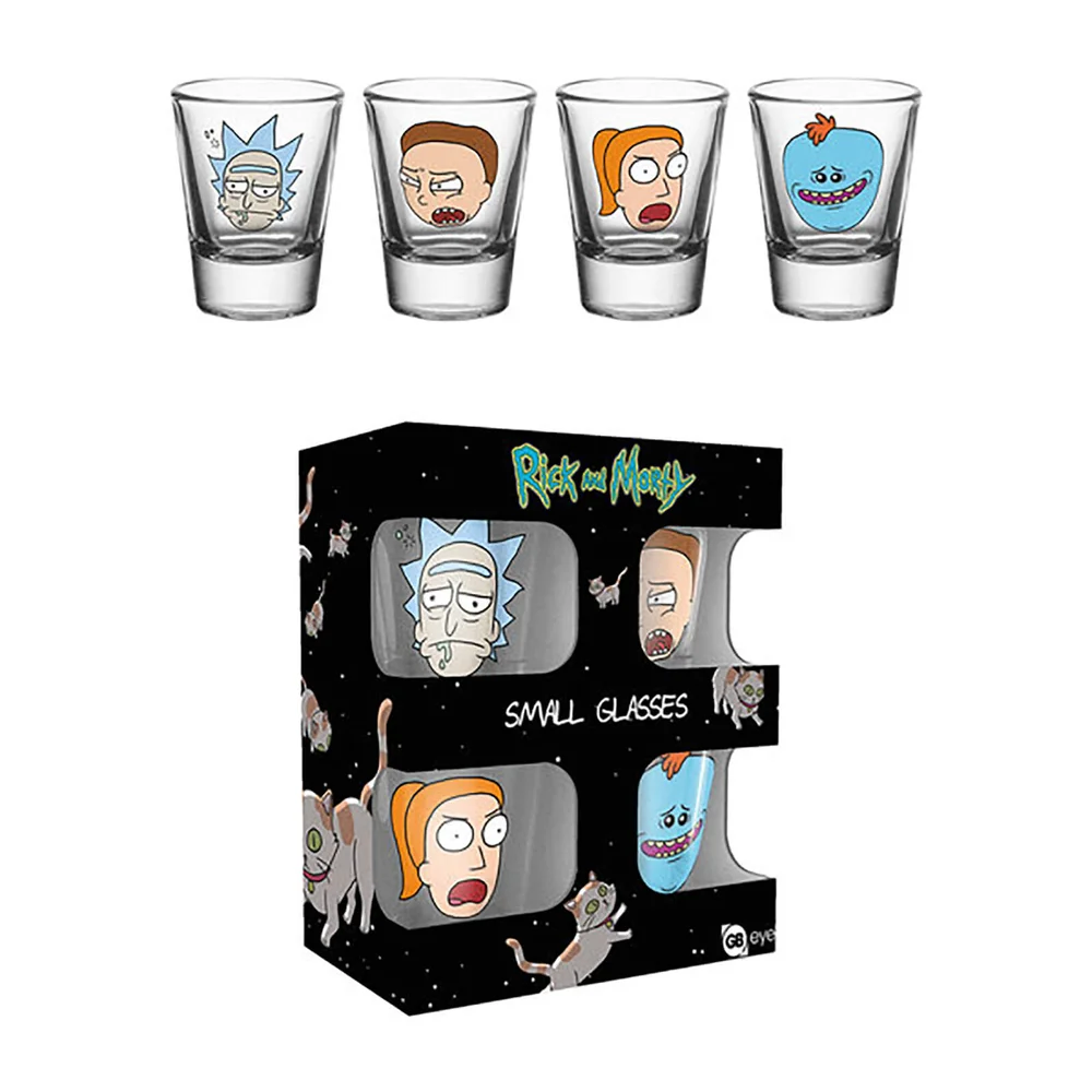 Rick et Morty – Verres à shot visage Image 1