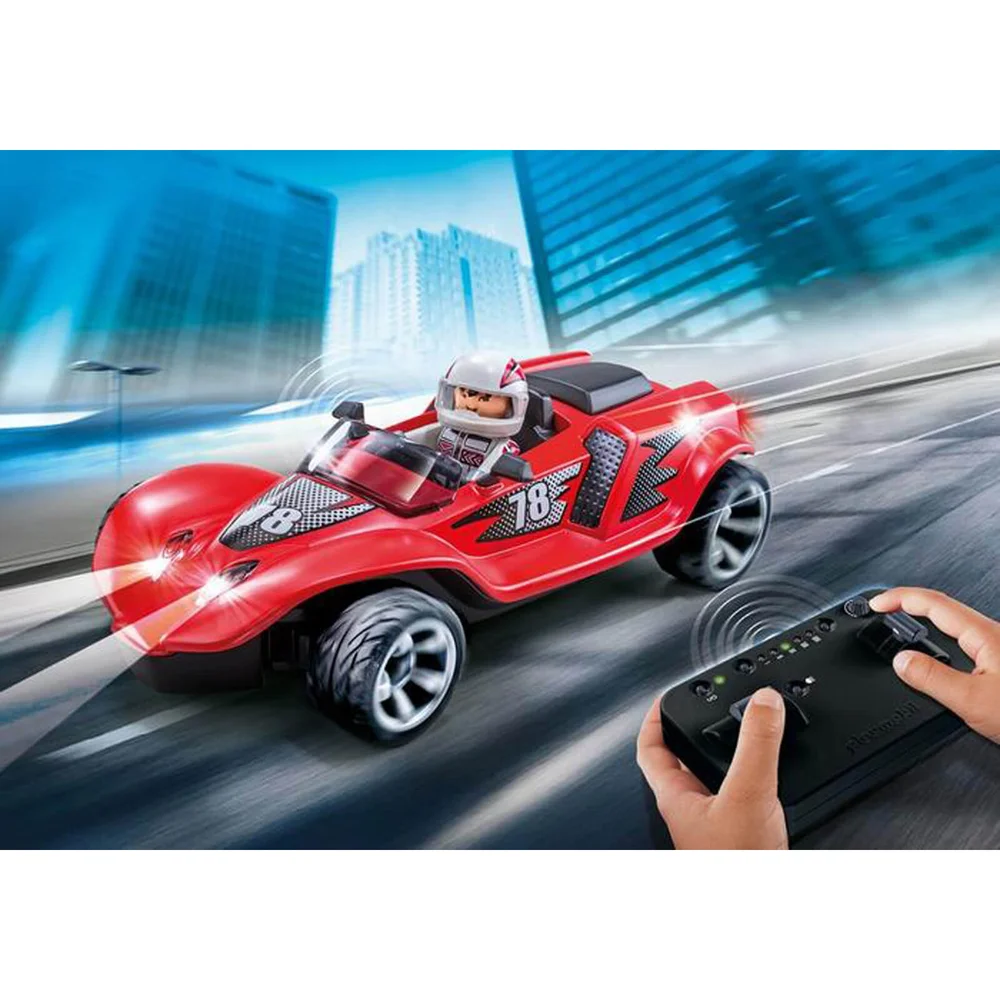 Playmobil Action Voiture de Course Rouge radiocommandée (9090) Image 1