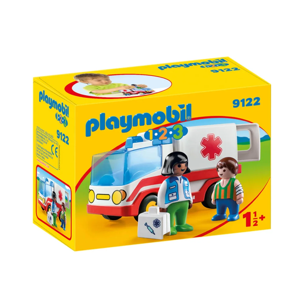 Playmobil 1.2.3 : Ambulance (9122) Image 1