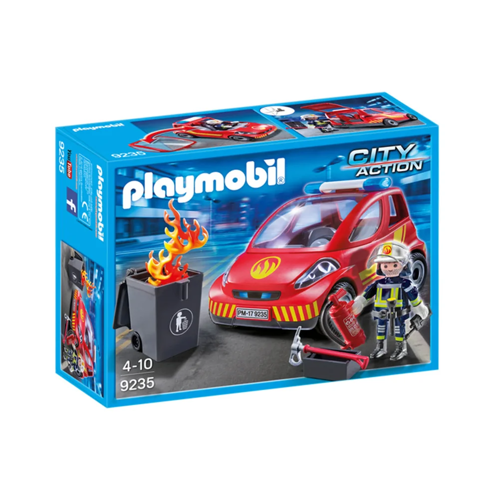 Playmobil : Pompier avec véhicule d'intervention (9235) Image 1