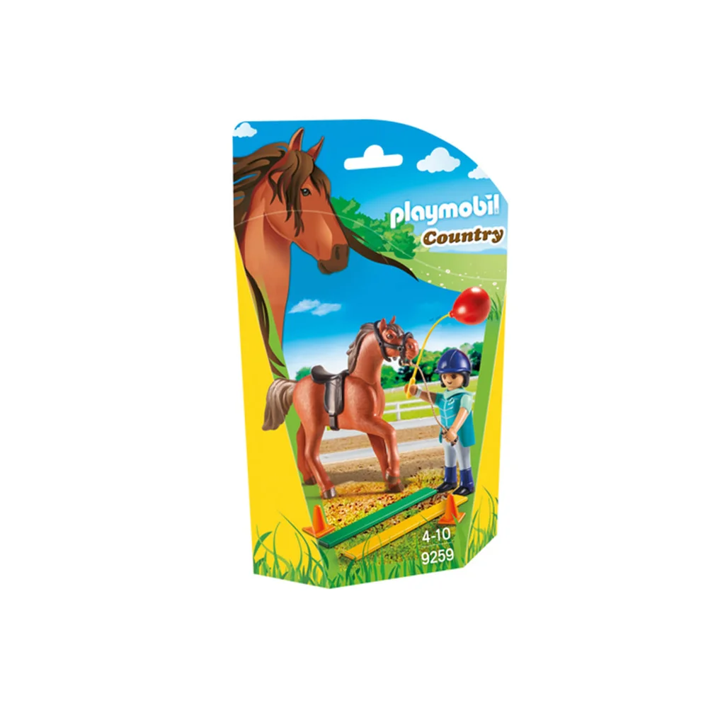 Playmobil : Écuyère avec cheval (9259) Image 1