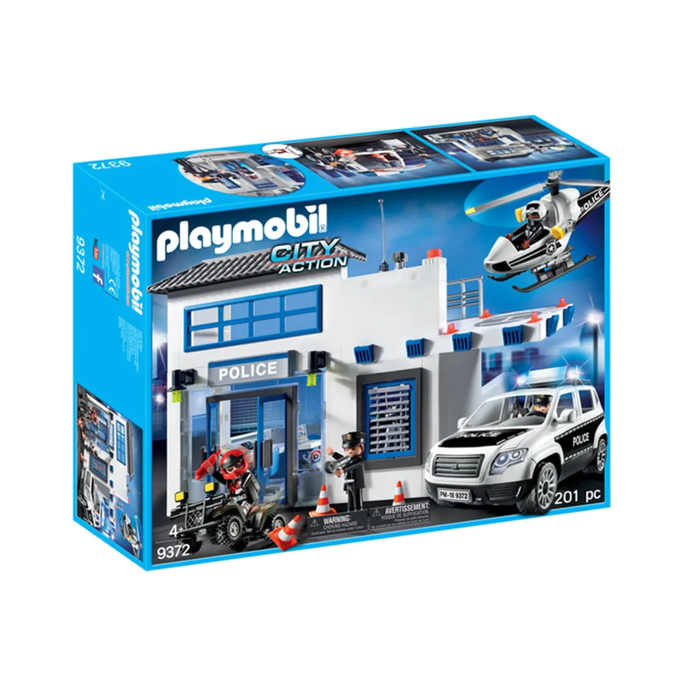 Playmobil : Poste de police et véhicules (9372) Image 1