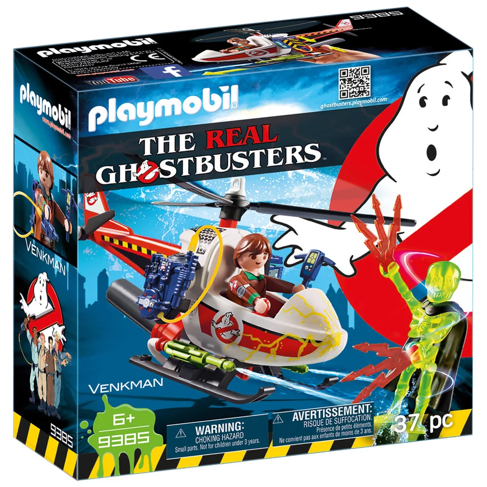 Playmobil Ghostbusters Venkman avec hélicoptère (9385) Image 1