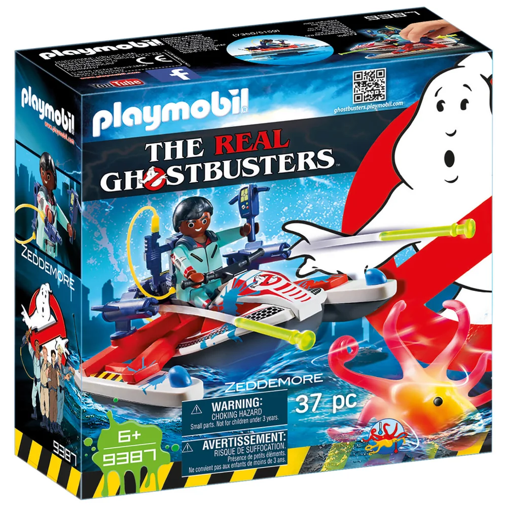 Playmobil Ghostbusters Zeddemore avec scooter des mers (9387) Image 1