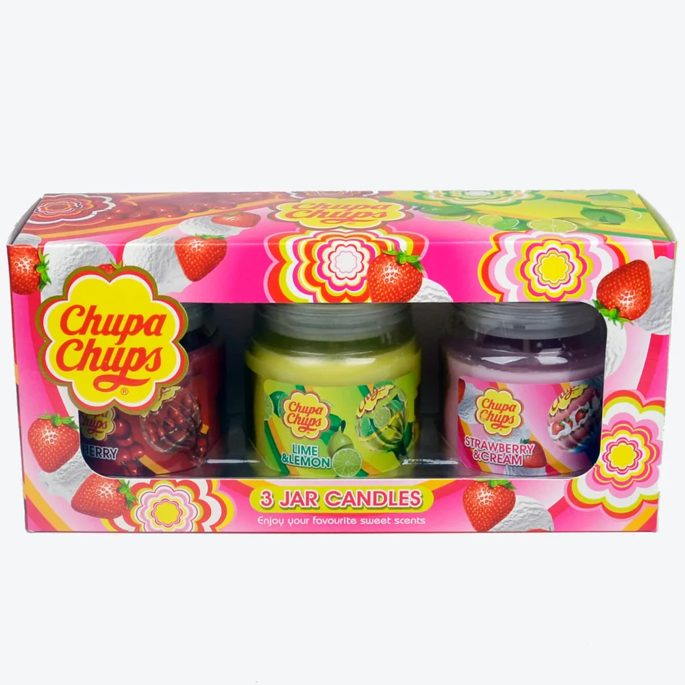 Coffret Cadeau Bougies Chupa Chups - Lot de 3 Image 1