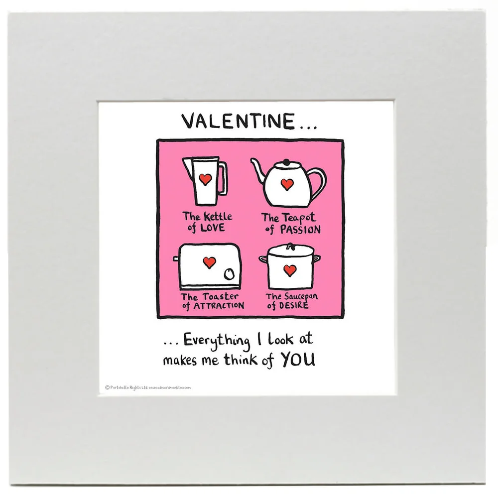 Impression Édition Limitée Think of You - Edward Monkton Image 1