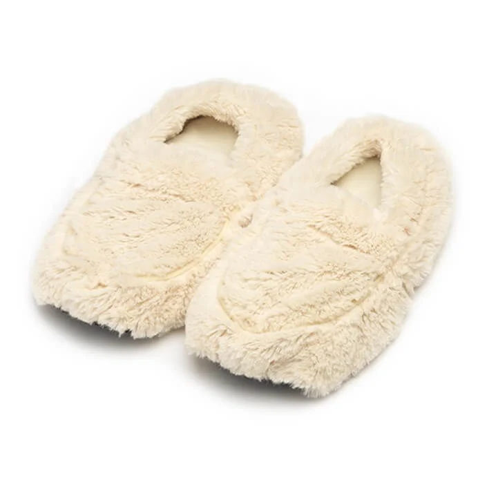 Pantoufles Chauffantes Warmies - Crème Image 1