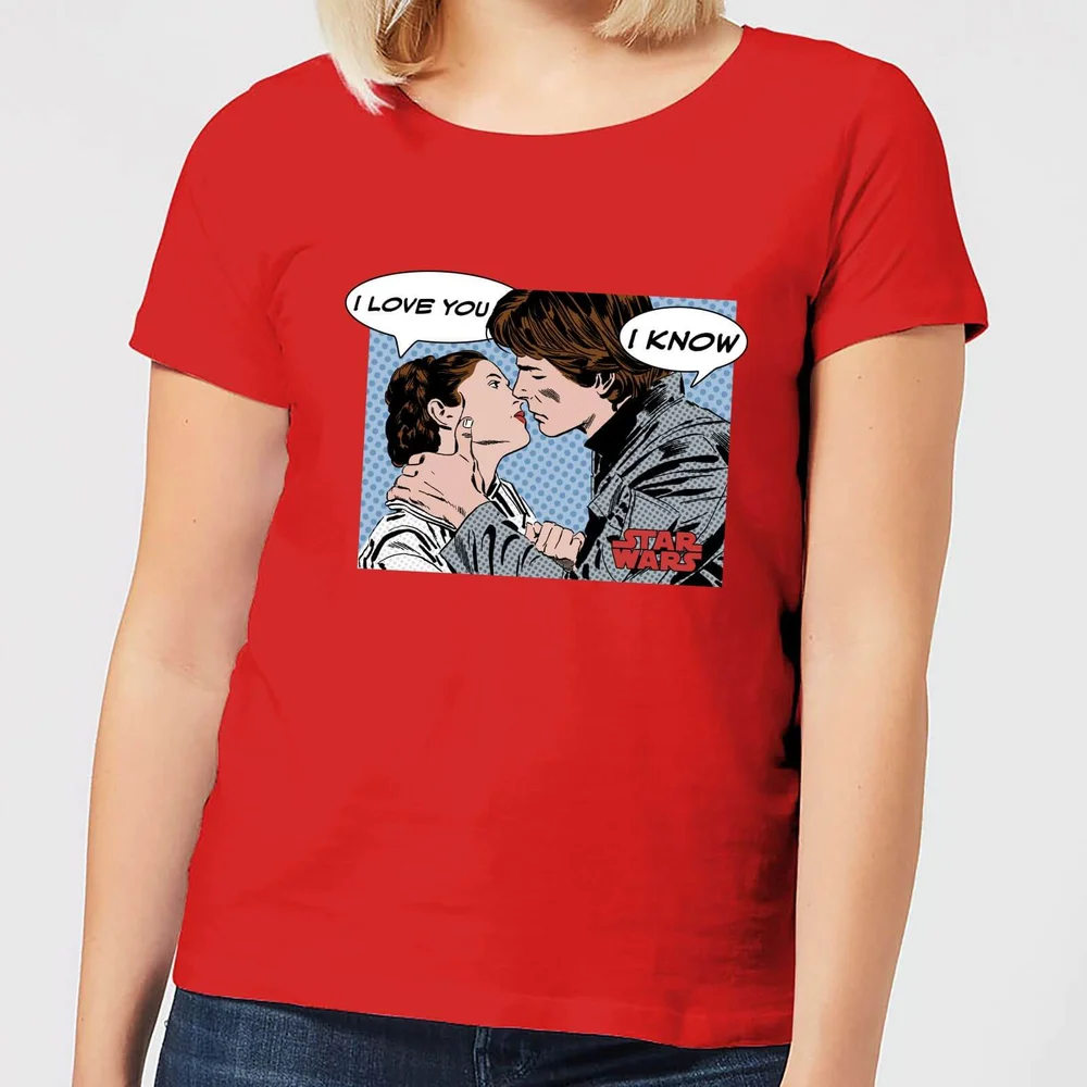 T-Shirt Femme Leia Han Solo Love (Star Wars) - Rouge - XXL Image 1