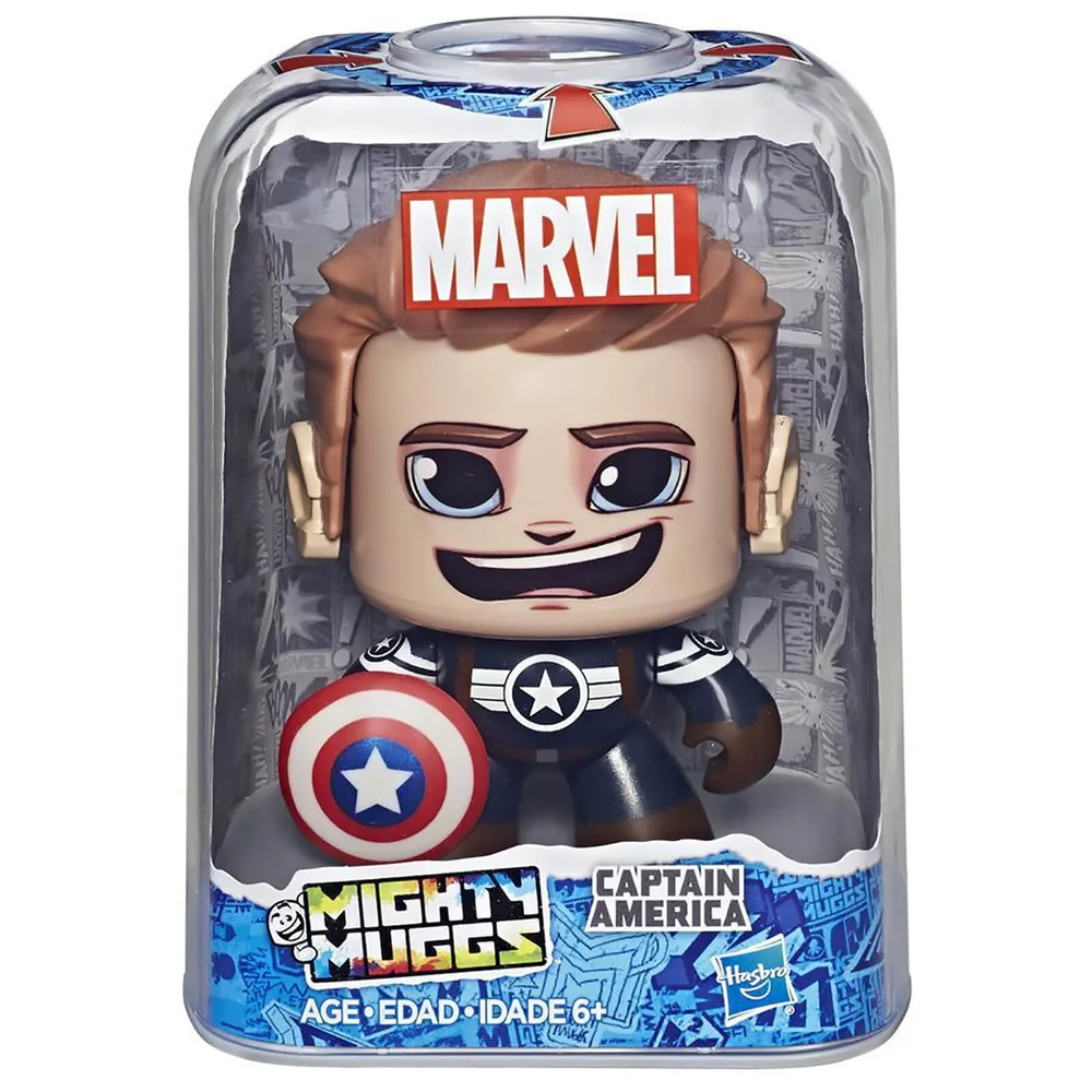 Figurine Mighty Muggs Marvel Captain America Image 1