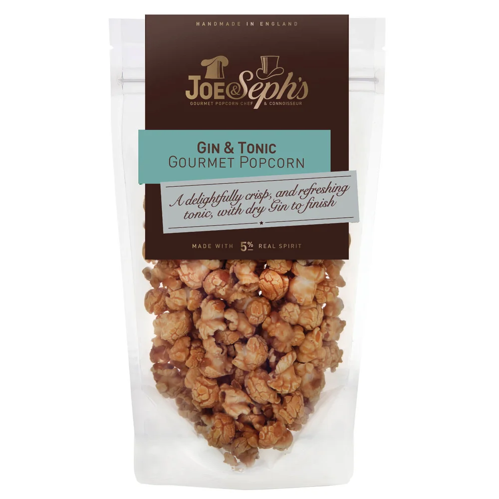 Popcorn Gin and Tonic - Joe & Seph's 120g Image 1