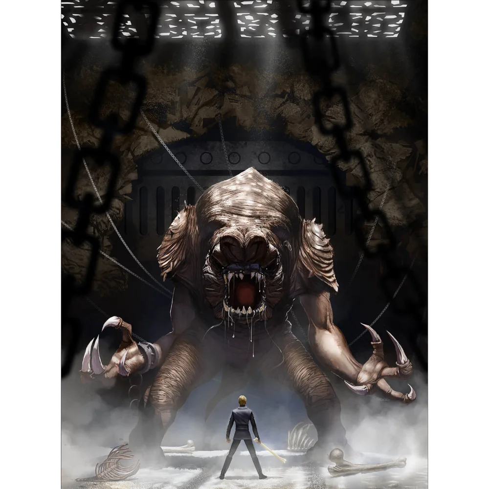 Lithographie Star Wars Le Retour du Jedi "Rancor's Wrath" Jeremy Saliba (53 cm x 71 cm) Exclusivité Zavvi UK Image 1