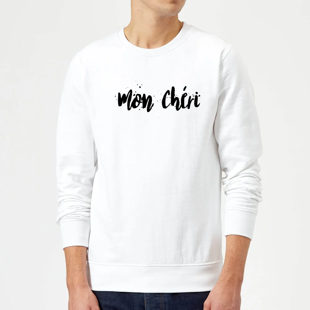 Sweat Homme Mon Chéri - Blanc - S - Blanc Image 1