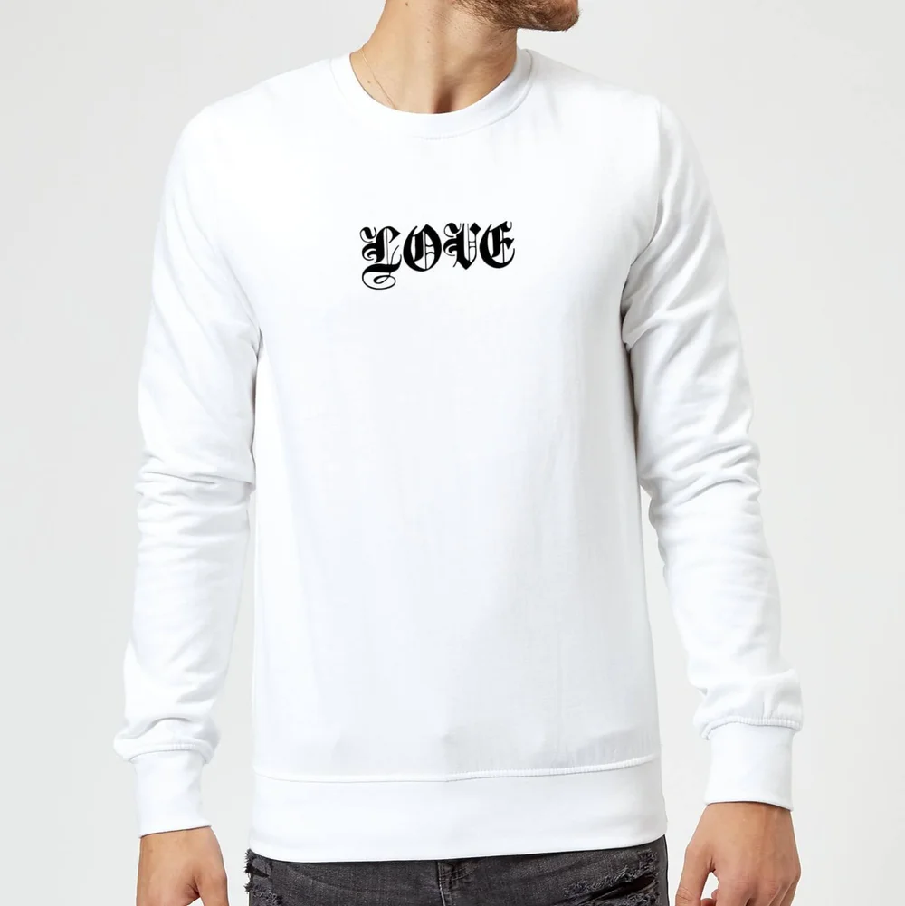 Sweat Homme LOVE - Blanc - S - Blanc Image 1