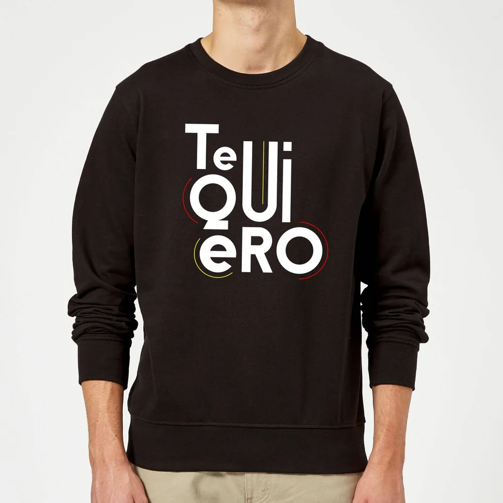 Sweat Homme Te Quiero - Noir - S - Noir Image 1