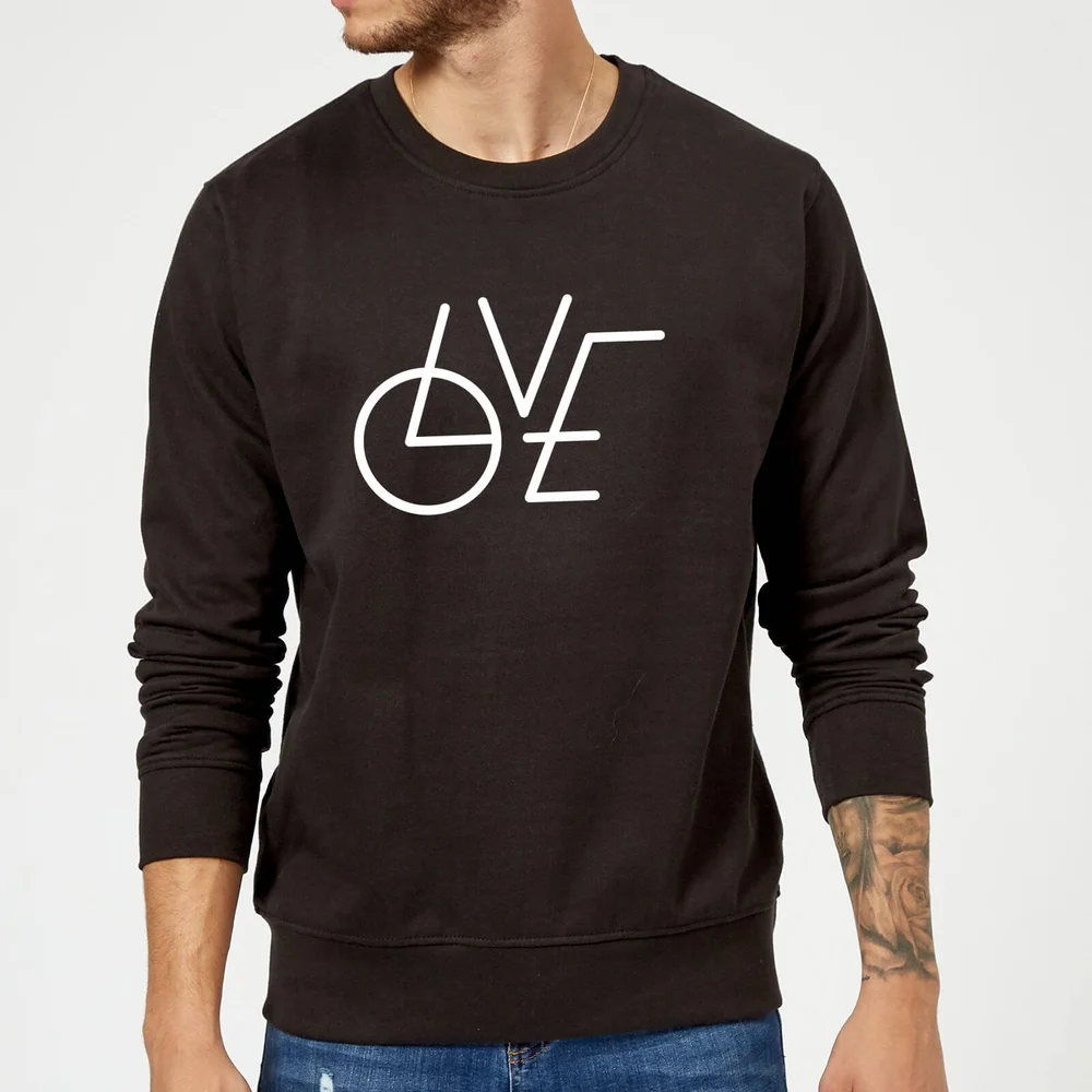 Sweat Homme LOVE - Noir - S - Noir Image 1