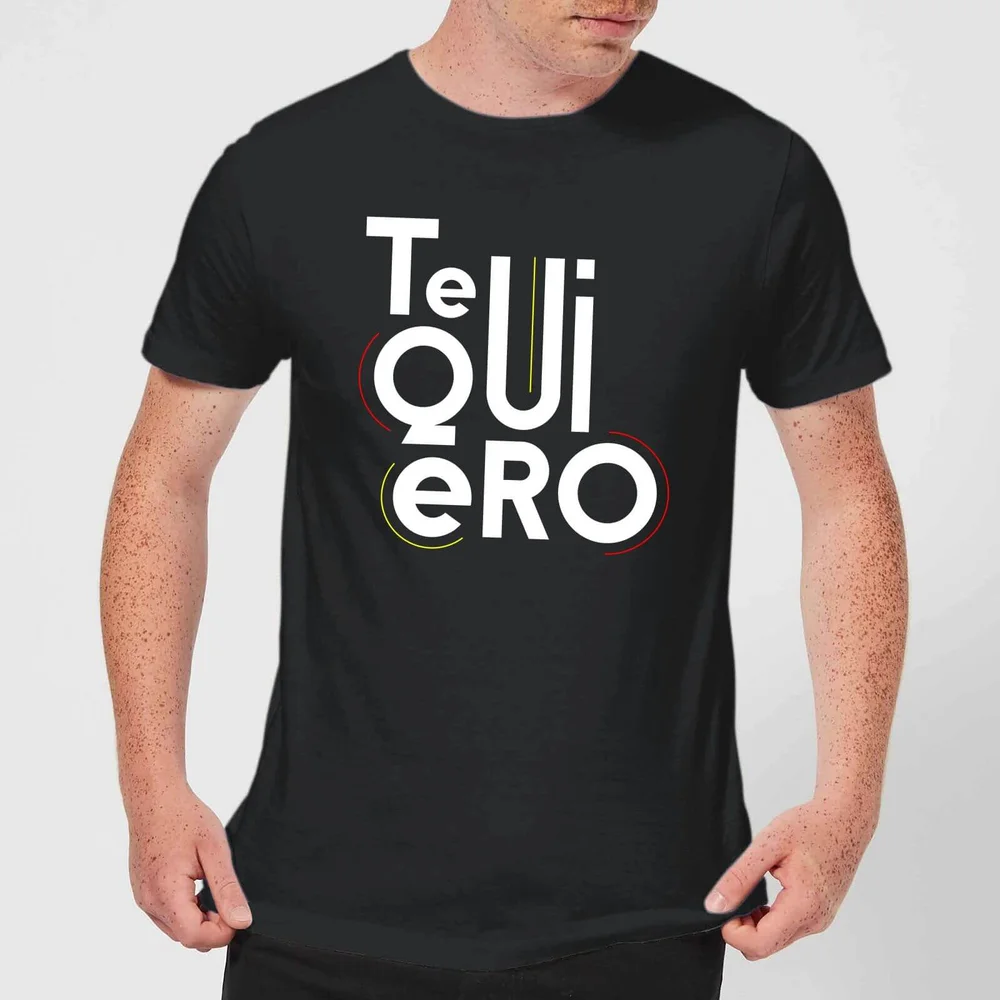 T-Shirt Homme Te Quiero - Noir - S - Noir Image 1