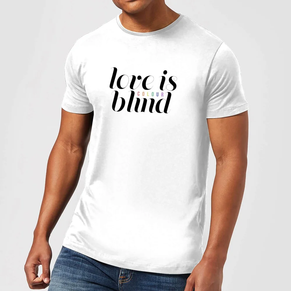 T-Shirt Homme Love Is (Colour) Blind - Blanc - S - Blanc Image 1