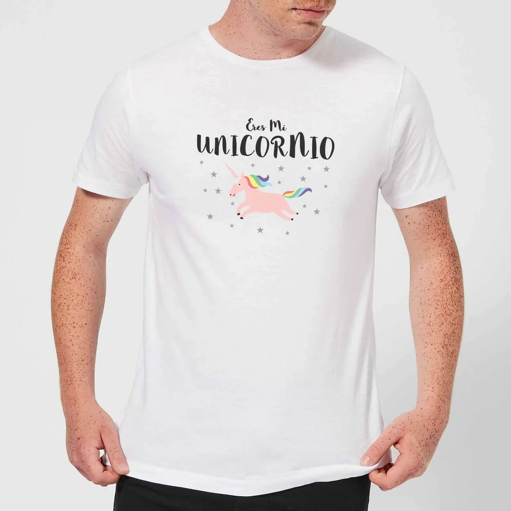 T-Shirt Homme Eres Mi Unicornio - Blanc - S - Blanc Image 1