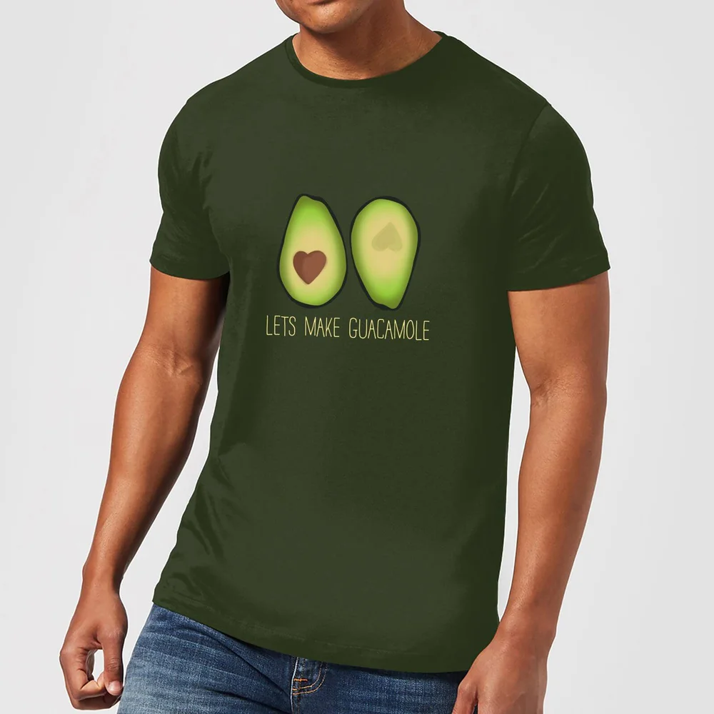 T-Shirt Homme Let's Make Guacamole - Vert Foncé - S - Forest Green Image 1