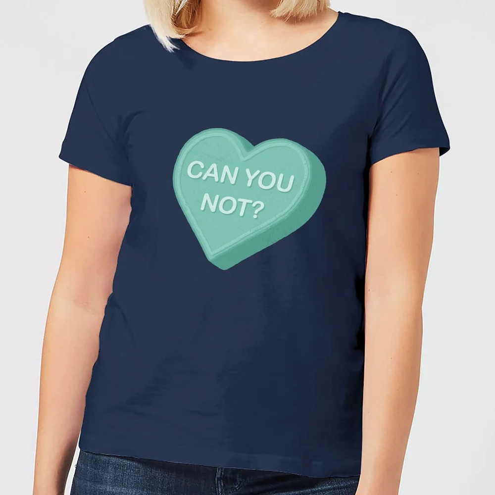 T-Shirt Femme Can You Not - Bleu Marine - S - Navy Image 1