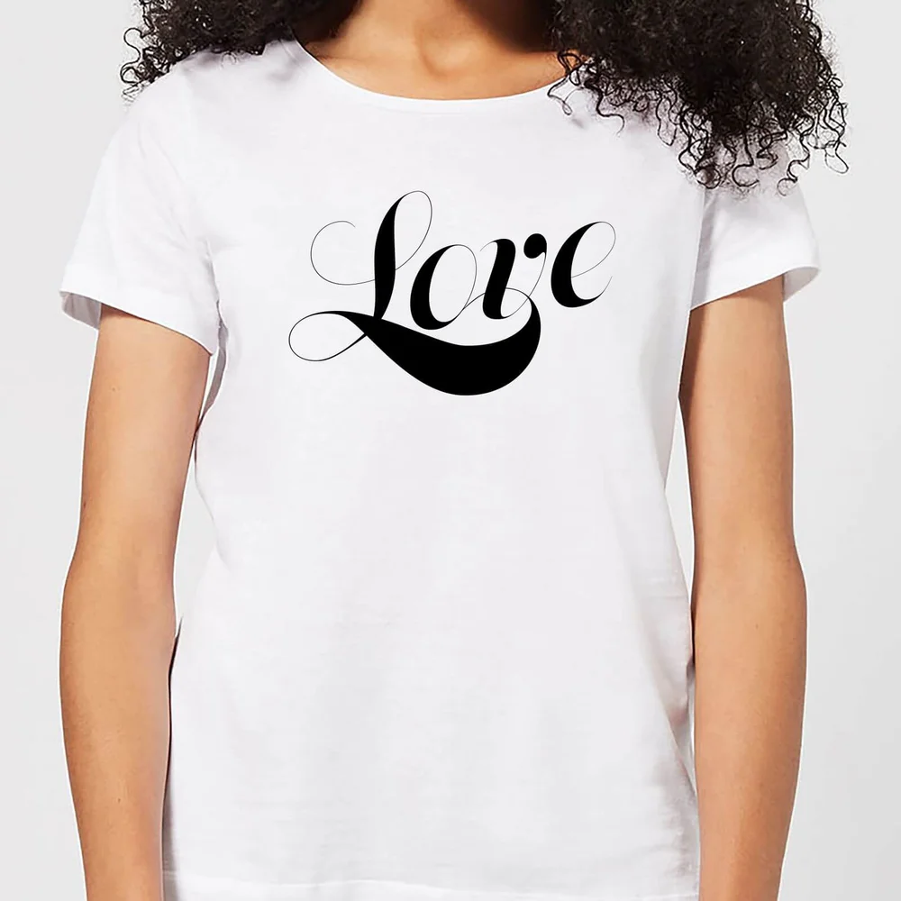 T-Shirt Femme Love - Blanc - S - Blanc Image 1