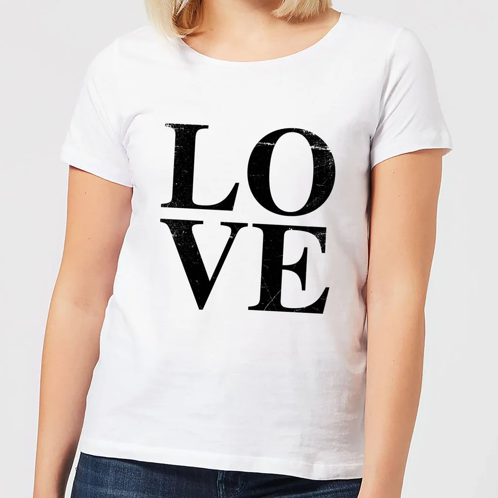 T-Shirt Femme Love Texturé - Blanc - S - Blanc Image 1