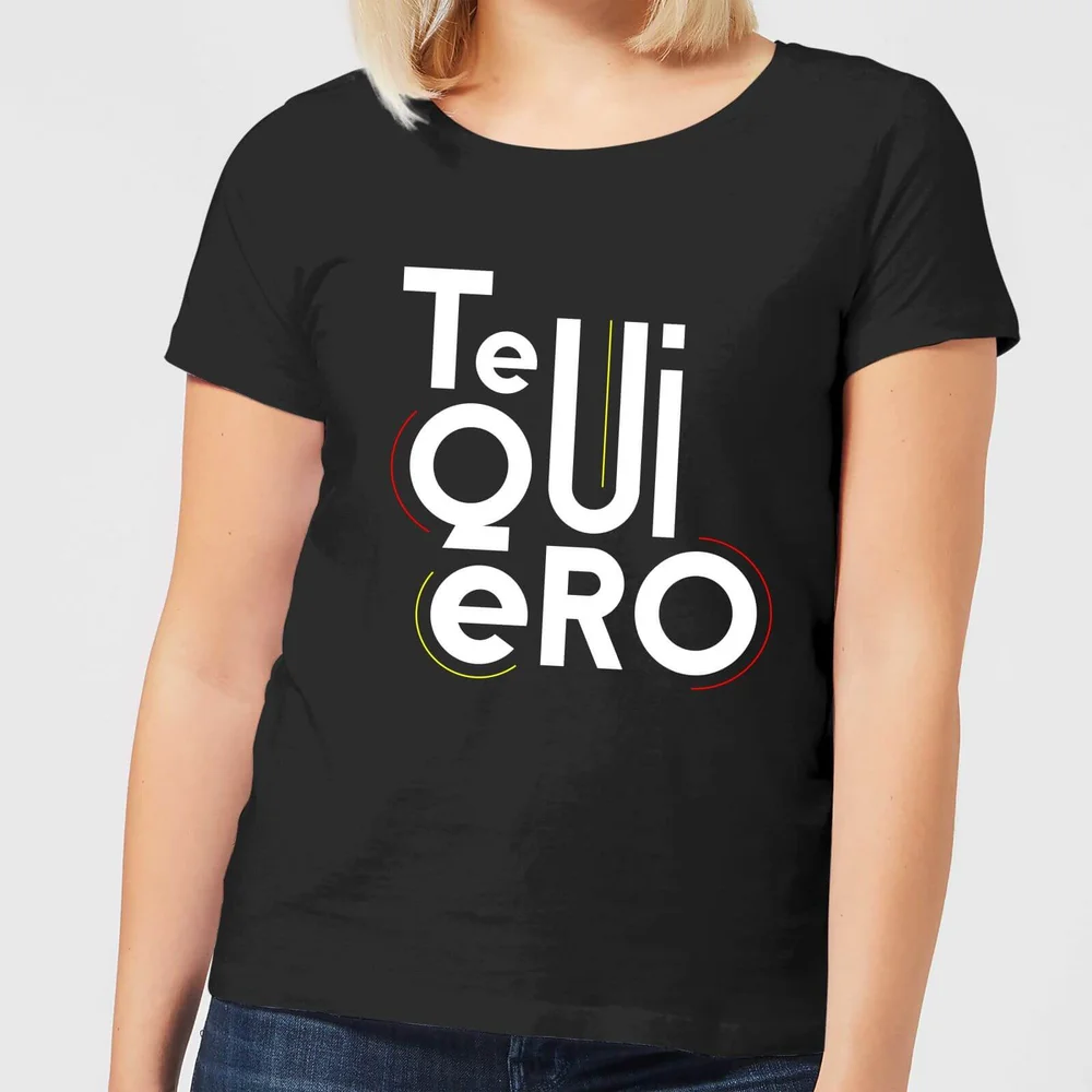 T-Shirt Femme Te Quiero - Noir - 3XL Image 1