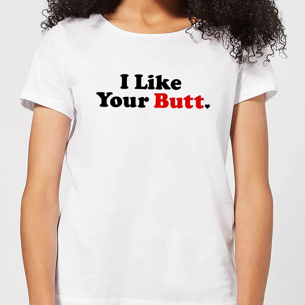 T-Shirt Femme I Like Your Butt - Blanc - S - Blanc Image 1