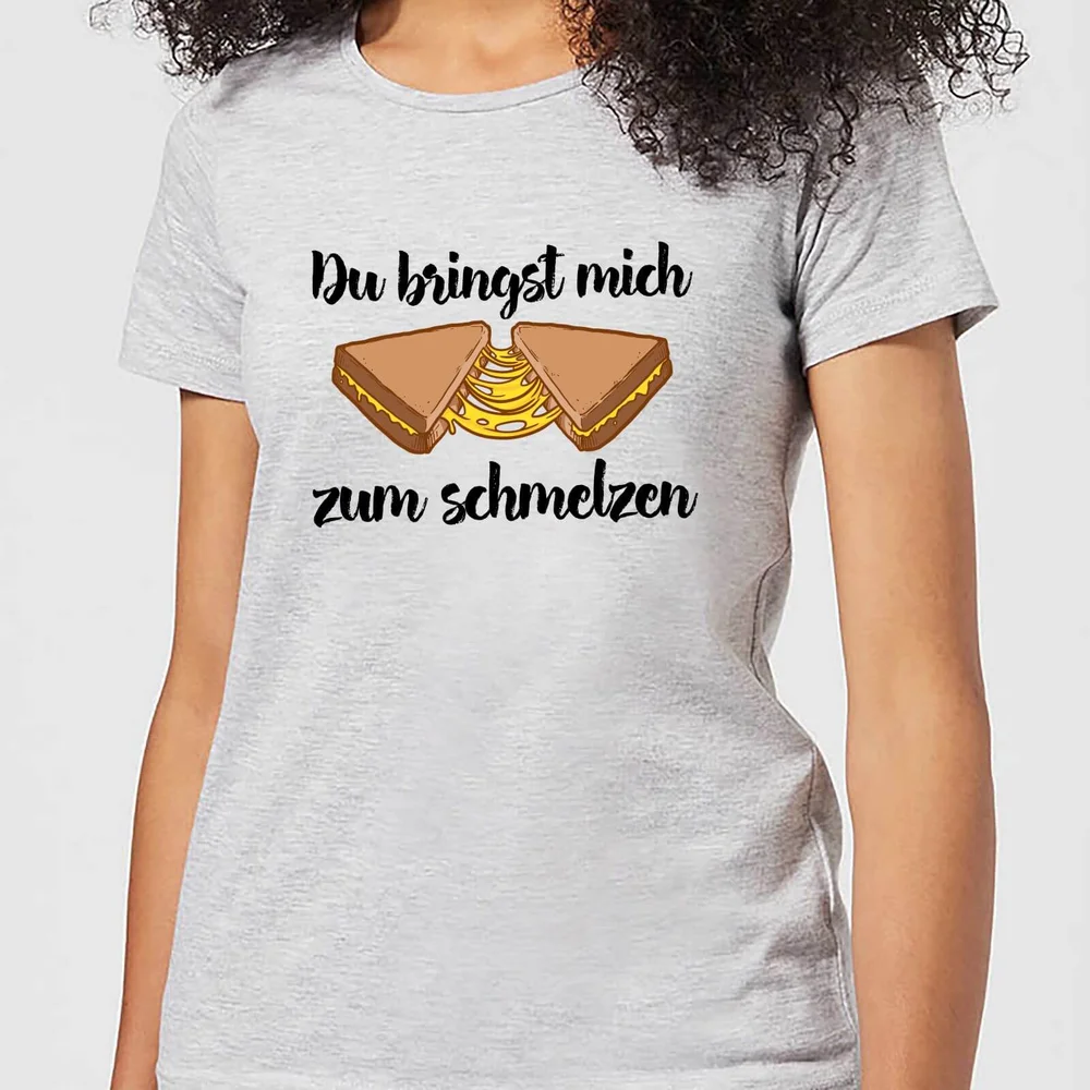 T-Shirt Femme Zum Schmelzen - Gris - S - Gris Image 1