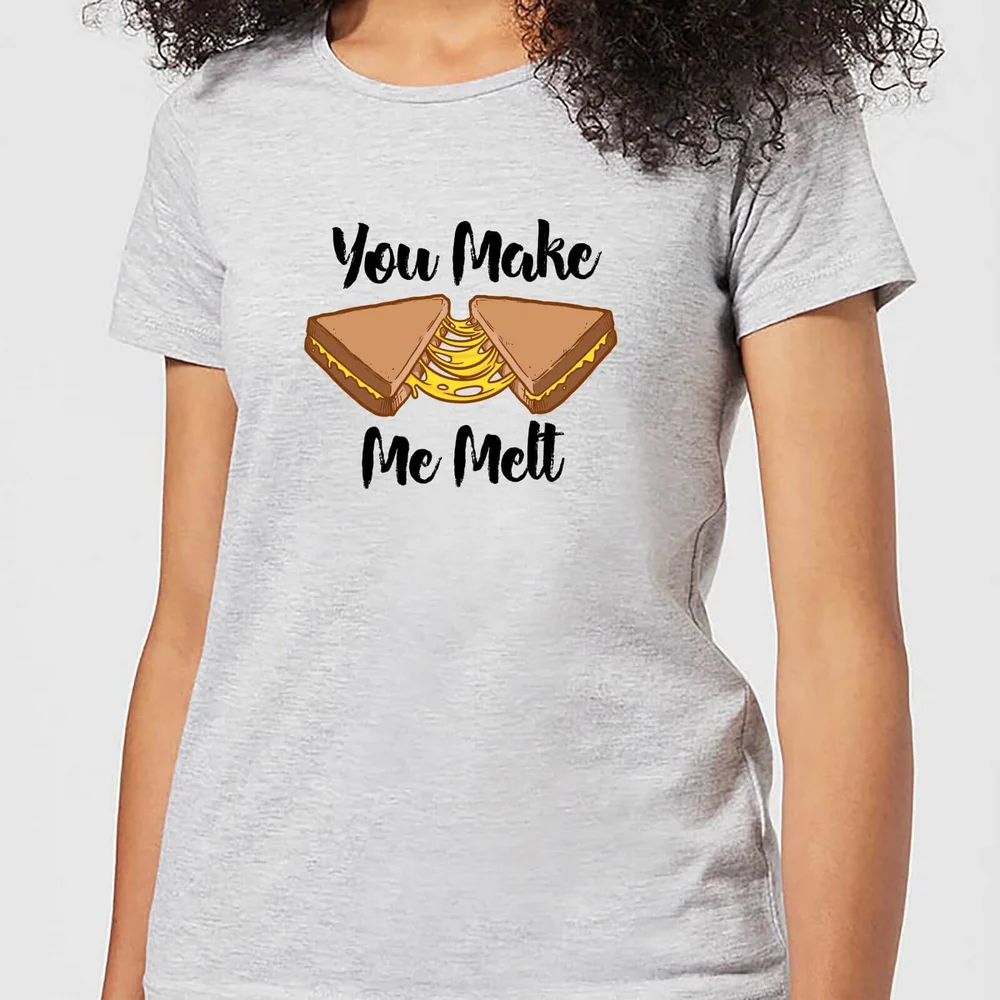 T-Shirt Femme You Make Me Melt - Gris - S - Gris Image 1