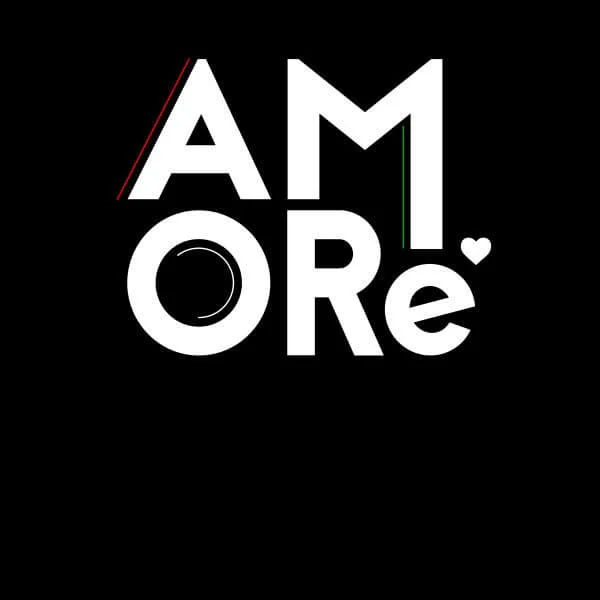 T-Shirt Femme Amore - Noir