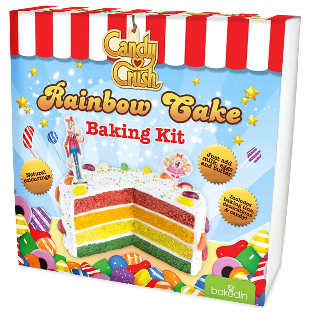 Kit pour Gâteau Arc-En-ciel - Candy Crush Bakedin Image 1