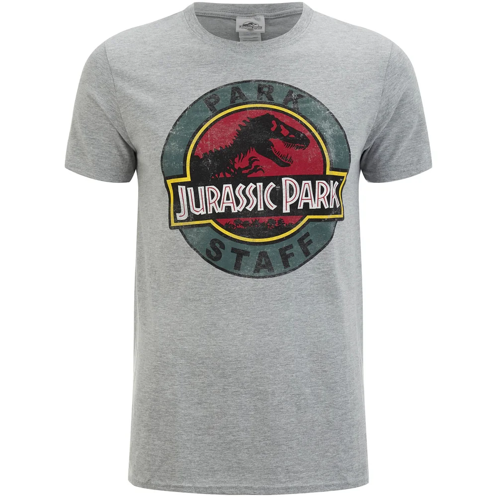 T-Shirt Homme Staff Jurassic Park - Gris - S - Gris Image 1