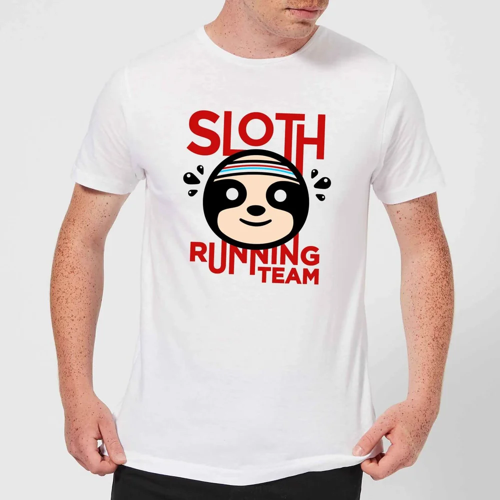 T-Shirt Homme Sloth Running Team - Blanc - S - Blanc Image 1