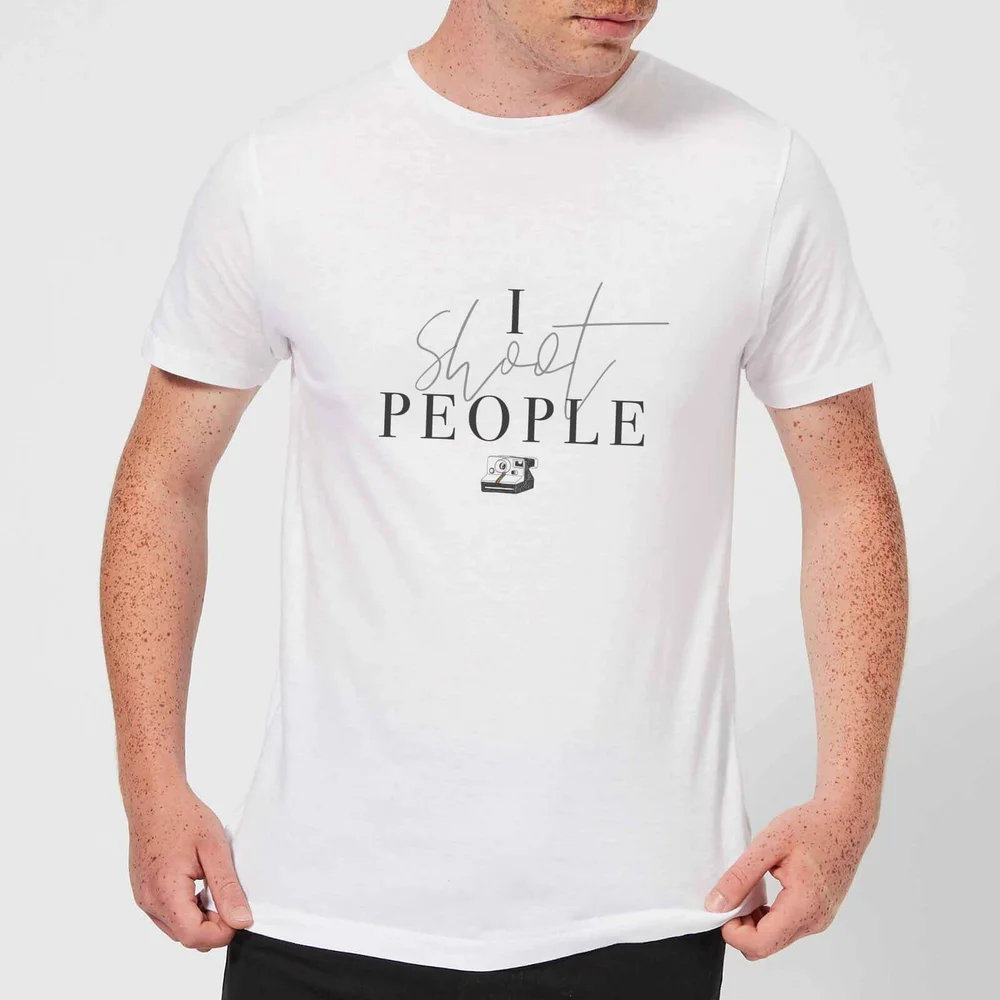 T-Shirt Homme I Shoot People - Blanc - S - Blanc Image 1