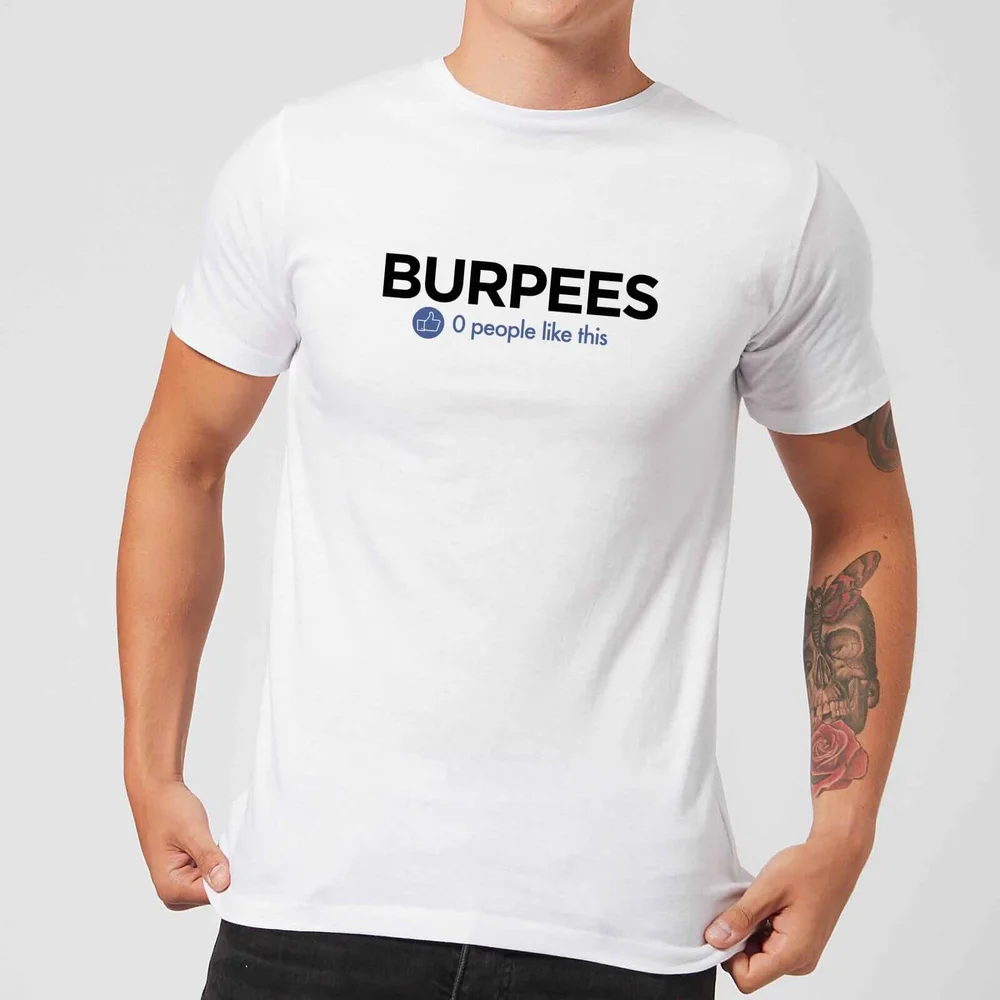 T-Shirt Homme No One Likes Burpees - Blanc - S - Blanc Image 1