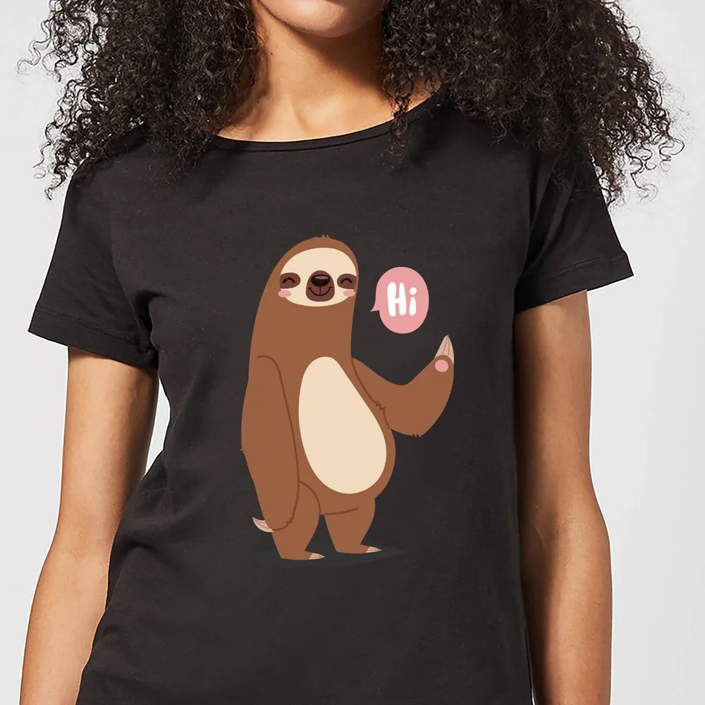 T-Shirt Femme Sloth Hi - Noir - 3XL Image 1
